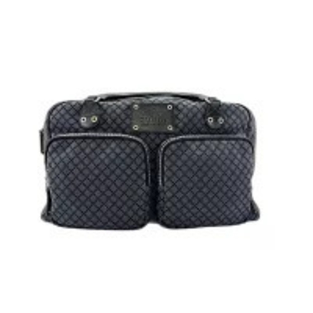Gucci Canvas Crest Handbag Navy Blue